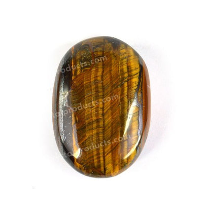 Natural Tiger Eye Palm Stone Decorative Crystal for Home and Office