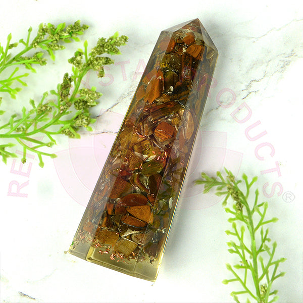 Natural Orgone Pencil / Tower 8 cm
