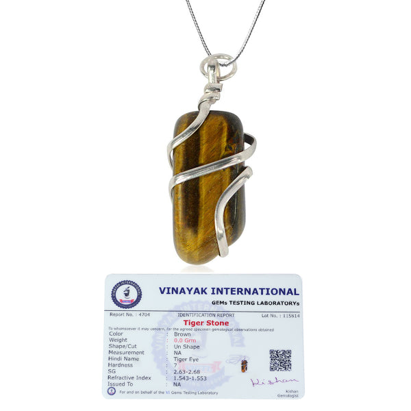 Certified AAA Quality Natural Wire Wrapped Crystal Stone Pendant