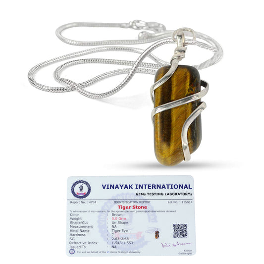 Certified AAA Quality Natural Wire Wrapped Crystal Stone Pendant