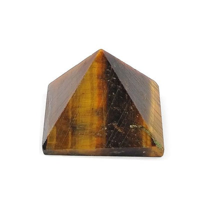 Natural Tiger Eye Tiny Pyramid for Meditation