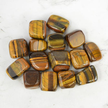 Tiger Eye Tumble Stone