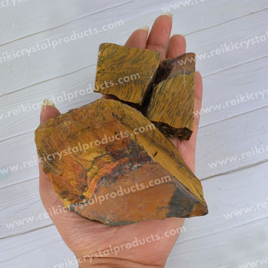 Tiger Eye Raw Rough Stones