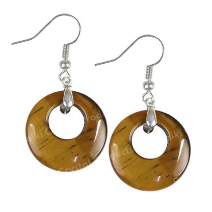 Crystal Stone Circle Shape Earrings for Girls / Women