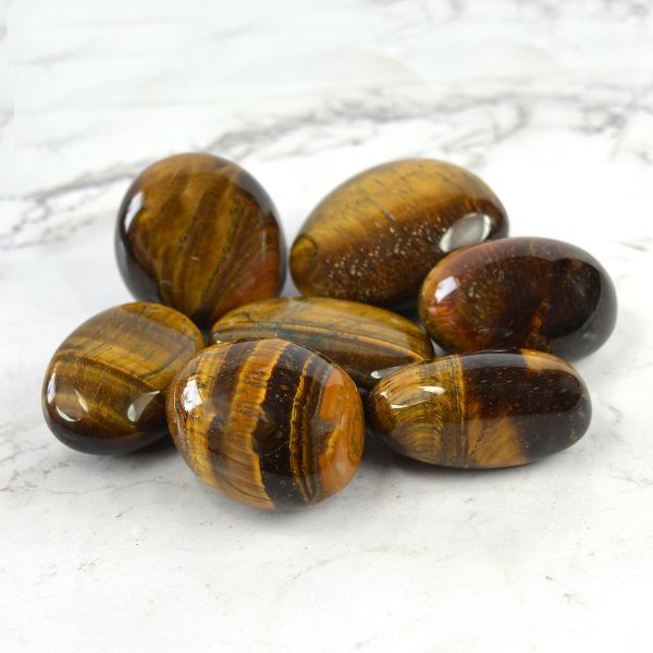 Tiger Eye Superior Tumble Stone