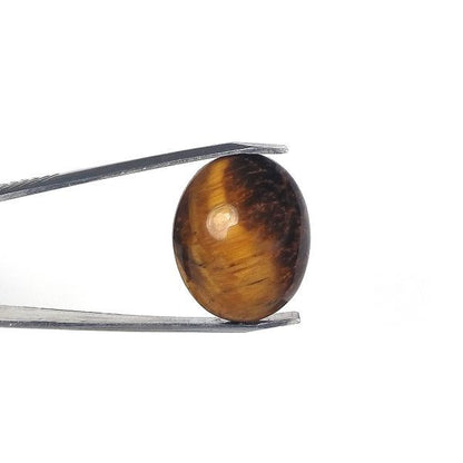 Natural Tiger Eye -11.25 Ratti Tiger Eye Oval Shape Loos Gemstone