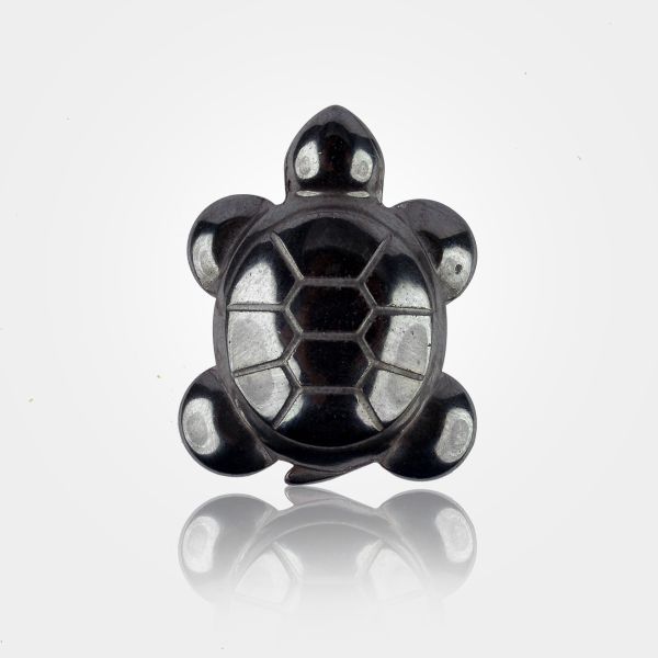 Crystal Stone Hematite Pendant - Locket with Metal Chain