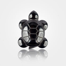 Hematite Crystal Tortoise Shape Pendant