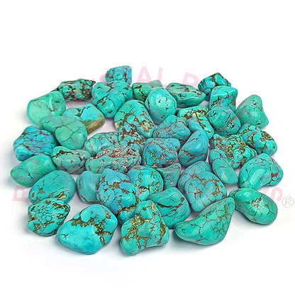 Turquoise/Firoza Tumble Stone Raw Rough Stones Pack of 100 gram