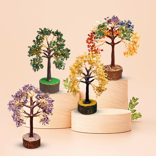 Natural Crystal Stone Tree 500 Beads