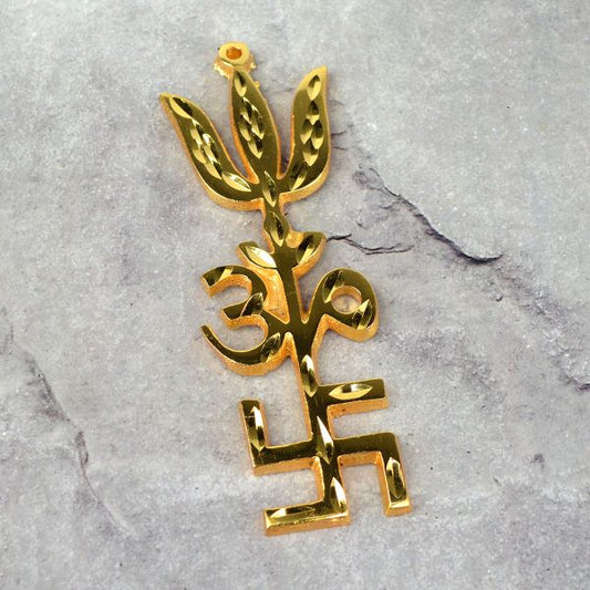 Vastu/Feng Shui Swastik Om Trishul Trishakti Yantra