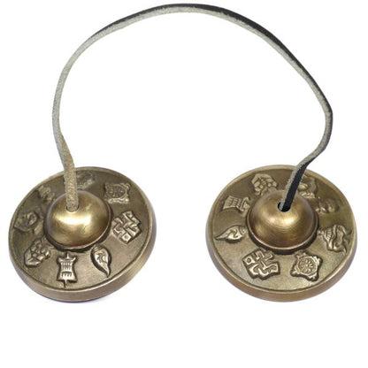 Auspicious Symbols Tingsha Bell