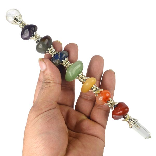 7 Chakra Healing Wand for Reiki Healing