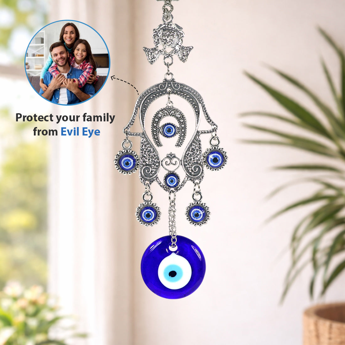 turkish evil eye hanging decor