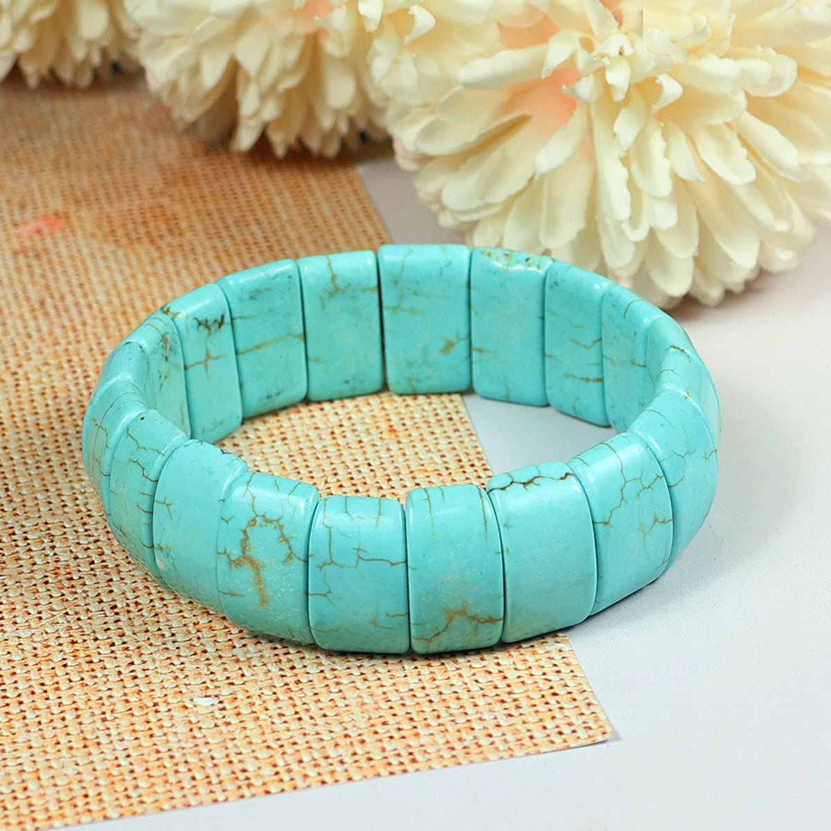 Natural Original Crystal Stone Exotic Bracelet for Unisex