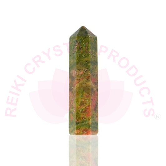 Unakite Crystal Pencil / Obelisks