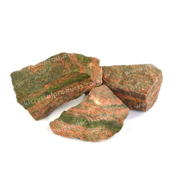 Unakite Raw Rough Stones