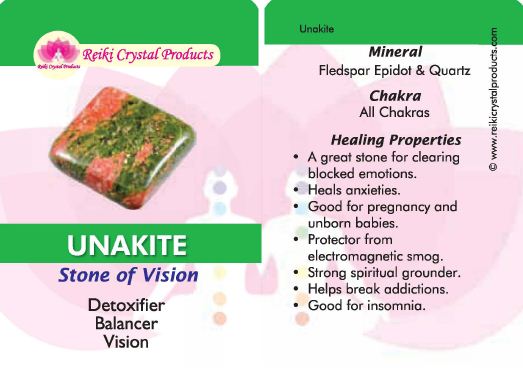 Unakite Crystal Pencil / Obelisks-25-30 mm