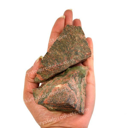 Unakite Raw Rough Stones
