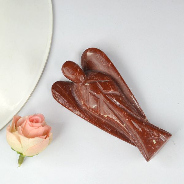Natural Crystal Angel Size 7.6 cm (3 inch)