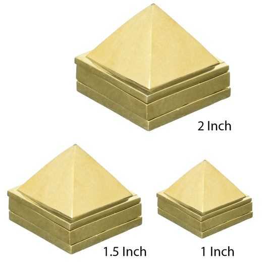 Metal Pyramid- Size 38 mm