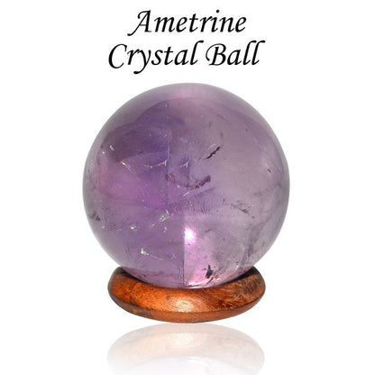 Ametrine Ball / Sphere for Reiki Healing / Grid and Vastu Correction