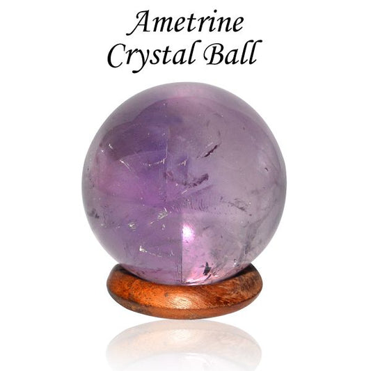 Ametrine Ball / Sphere for Reiki Healing / Grid and Vastu Correction