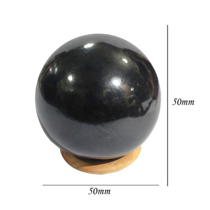 Black Agate Ball / Sphere 50 mm