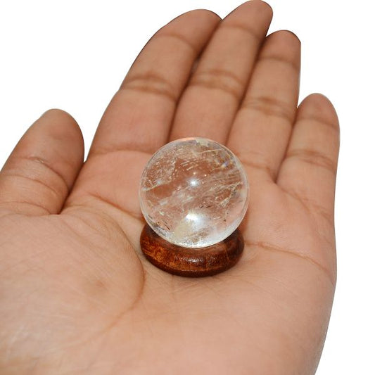 Clear Quartz Ball / Sphere 20 mm
