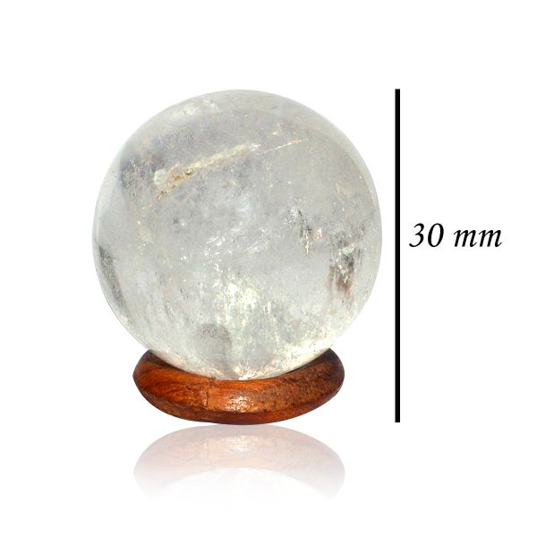 Clear Quartz Ball / Sphere 30 mm