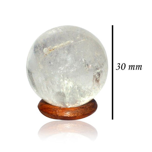 Clear Quartz Ball / Sphere 30 mm