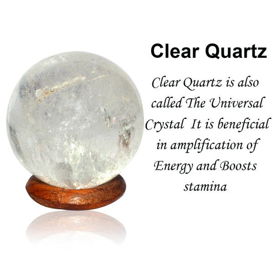 Clear Quartz Ball / Sphere 40 mm