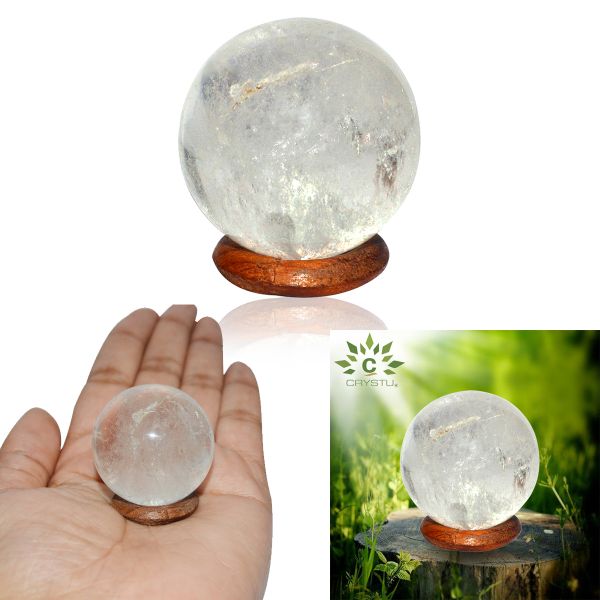 Clear Quartz Ball / Sphere 30 mm