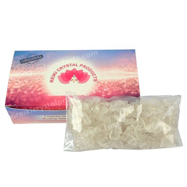 Natural Clear Quartz Crystal / Stone Chips