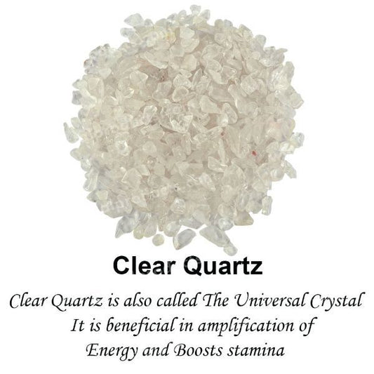 Natural Clear Quartz Crystal / Stone Chips