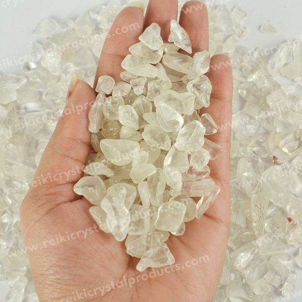 Natural Clear Quartz Crystal / Stone Chips