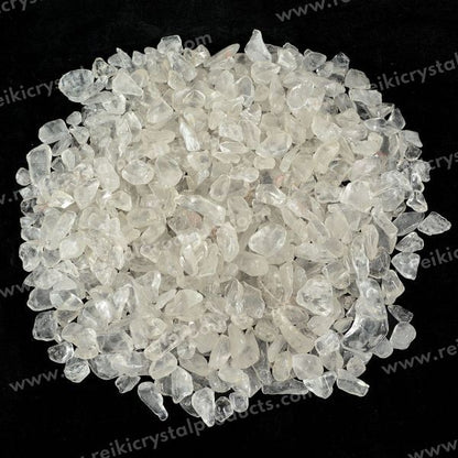 Natural Clear Quartz Crystal / Stone Chips