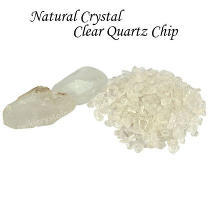 Clear Quartz Crystal / Stone Chips-250 Grm