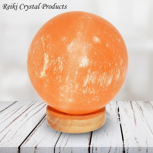 Orange Selenite Ball / Sphere Size 50 mm