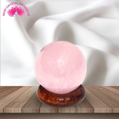 Rose Quartz Ball / Sphere 40 mm
