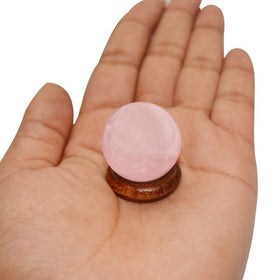 Rose Quartz Ball / Sphere Size 20 mm