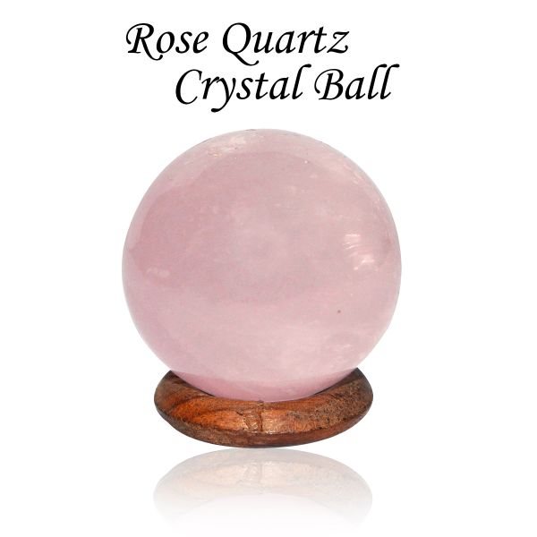 Rose Quartz Ball / Sphere 40 mm