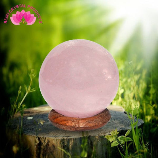Rose Quartz Ball / Sphere for Reiki Healing Crystal Healing and Vastu Correction