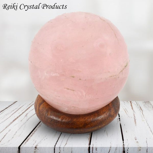 Rose Quartz Ball / Sphere for Reiki Healing Crystal Healing and Vastu Correction