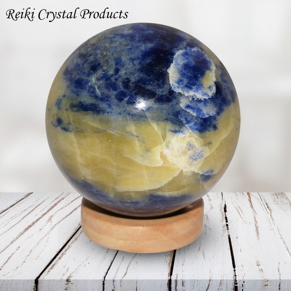Sodalite Ball / Sphere for Reiki Healing / Grid and Vastu Correction