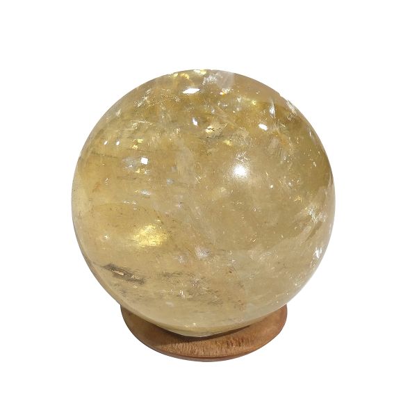 Yellow Calcite Healing Stone Crystal Ball