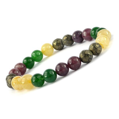 Abundance crystal bracelet for positive financial energy