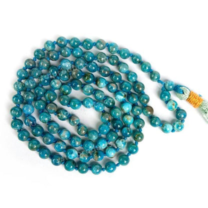 Natural Crystal Stone 6 mm 108 Round Beads Jaap Mala for Unisex