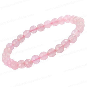 Rose Quartz Crystal Bracelet | Natural Healing Gemstone Bracelet for Love & Self-Care