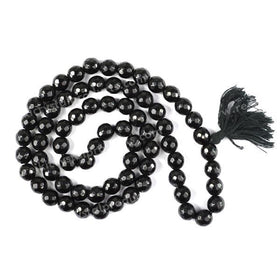 Natural Crystal Stone 10 mm Faceted Beads Mala for Unisex